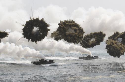 Wymiana ognia między Koreą Północną i Południową