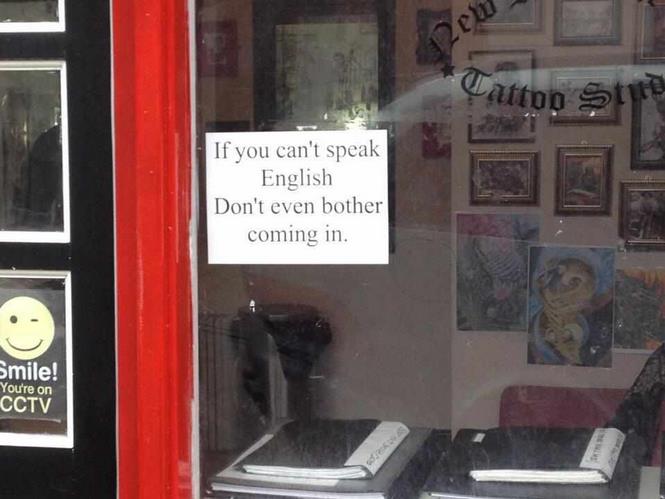 Nie znasz angielskiego, to nie wchodź