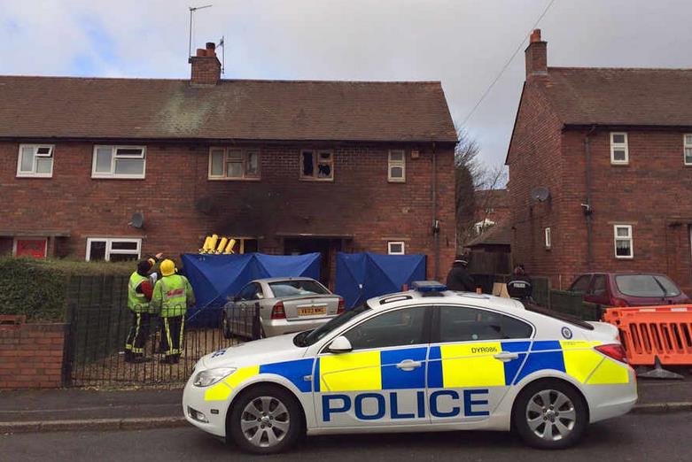 W pożarze w  Dudley zginął mężczyzna