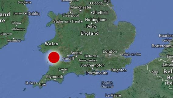 Trzęsienie ziemi w Wielkiej Brytanii.