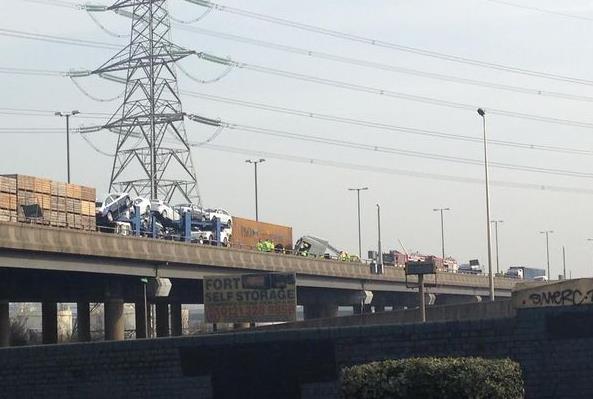 Kolejny Karambol na M6 w Birmingham