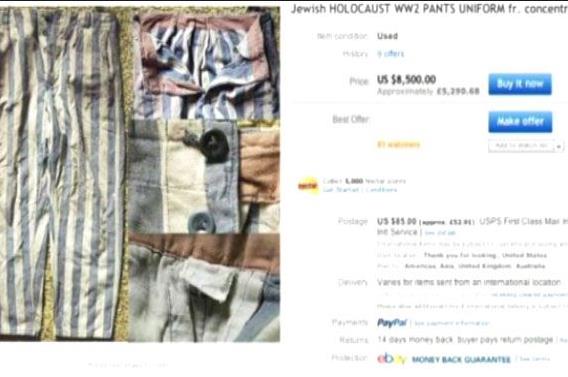EBay przeprasza za aukcje pamiątek z Auschwitz