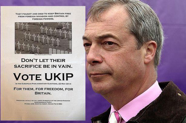 Kolejne obraźliwe plakaty Ukip