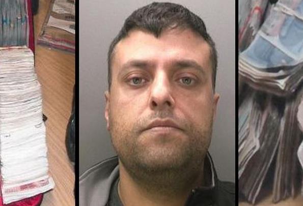 Murarz skazany za £115 tysięcy znalezionych w jego domu